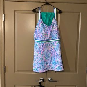 Lilly Pulitzer UPF 50 Luxletic Deidra Dress in Lilac Rose
Size XL